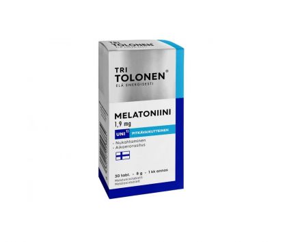 Tri Tolonen Melatoniini 1,9 mg, 30 tabl.