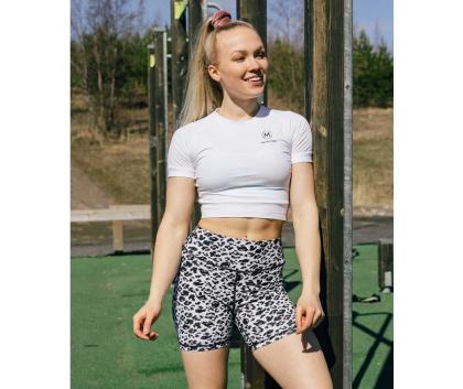 M-NUTRITION Sports Wear Cropped Fit T-shirt