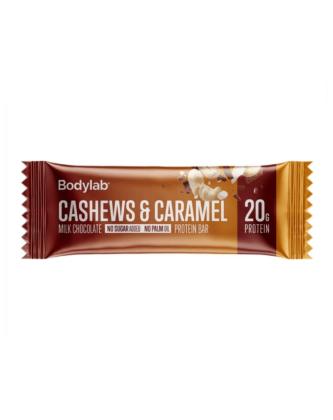 Bodylab Protein Bar, 55 g, Cashews & Caramel (päiväys 11/22)