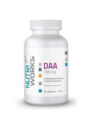 Nutri Works DAA 750 mg, 90 kaps.