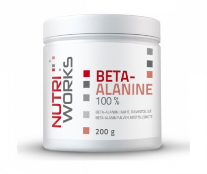 Nutri Works Beta-Alanine, 200 g, Päiväys 19.5.2022