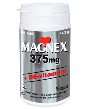 Magnex 375 mg + B6-vitamiini