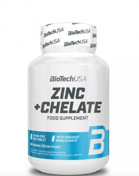 BioTechUSA Zinc + Chelate, 60 tabl.