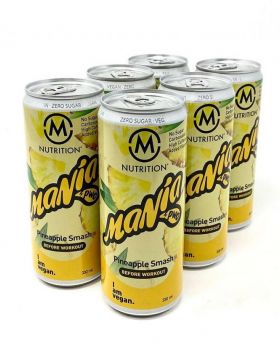 M-NUTRITION Mania Before Workout, Pineapple Smash 6-Pack