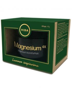 Vida Kuulas Magnesium 4X, 60 kaps.
