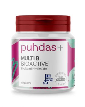 Puhdas+ Multi B Bioactive, 60 kaps. (päiväys 4/22)