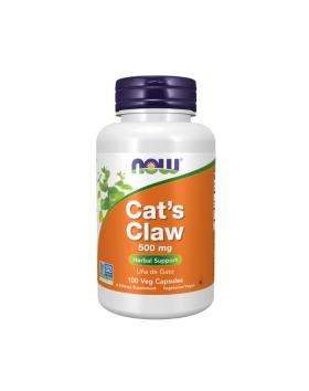NOW Foods Cats Claw 500 mg, 100 kaps. (Poistotuote, 10/23)