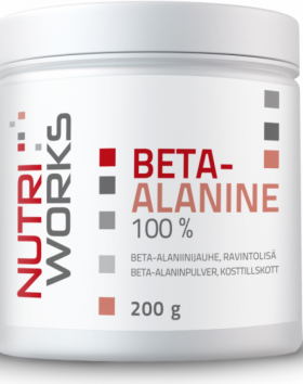 Nutri Works Beta-Alanine, 200 g, Päiväys 19.5.2022